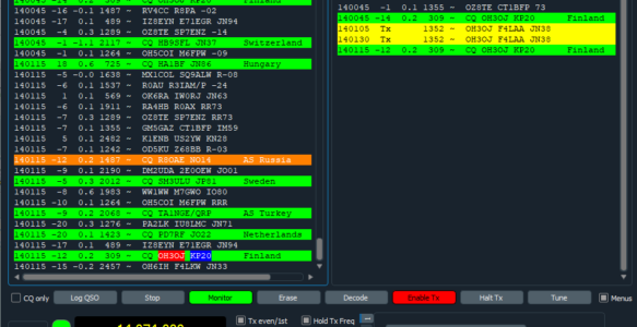 Démonstration de FT8